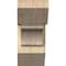 Ekena Millwork Legacy Slat Rough Sawn Bracket w/ Offset Brace, Douglas Fir, 8"W x 18"D x 18"H BKT0806X18X18LEC06RDF - alternate 2